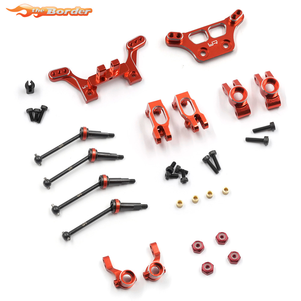 Yeah Racing Alum. Essential Conversion Kit For Kyosho Mini-Z 4x4 Buggy Red MB-010 KYMB-S01RD