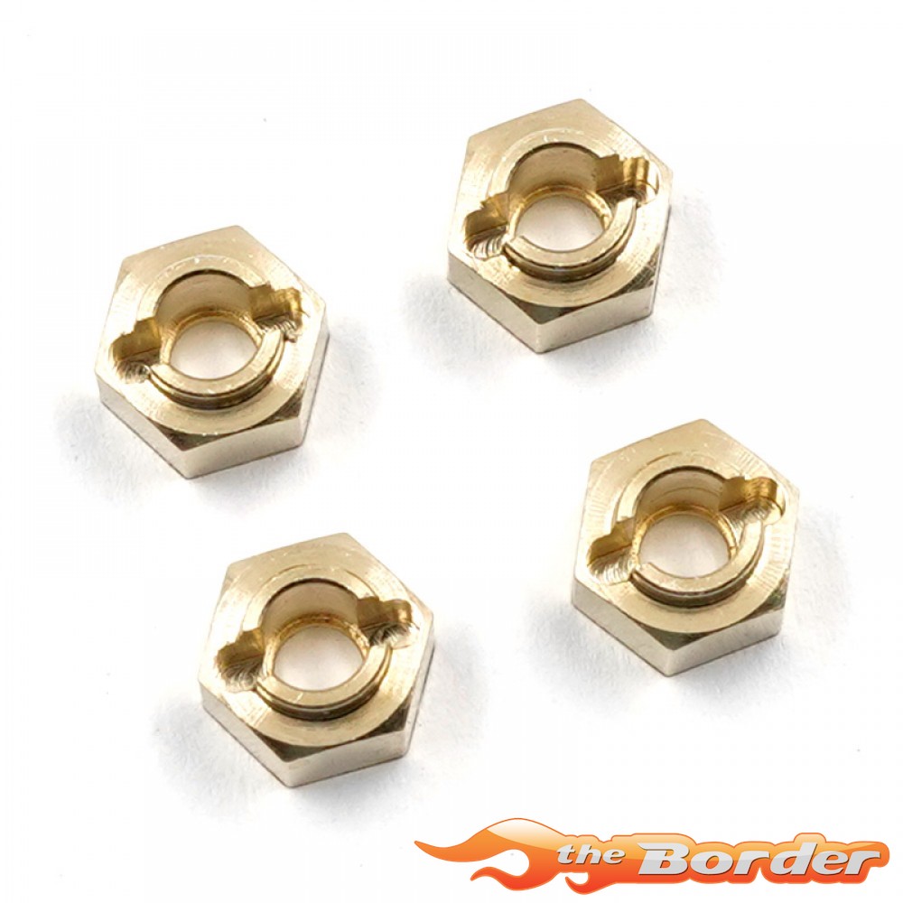 Yeah Racing Brass Hex Adapter for Traxxas TRX-4M TR4M-005GD