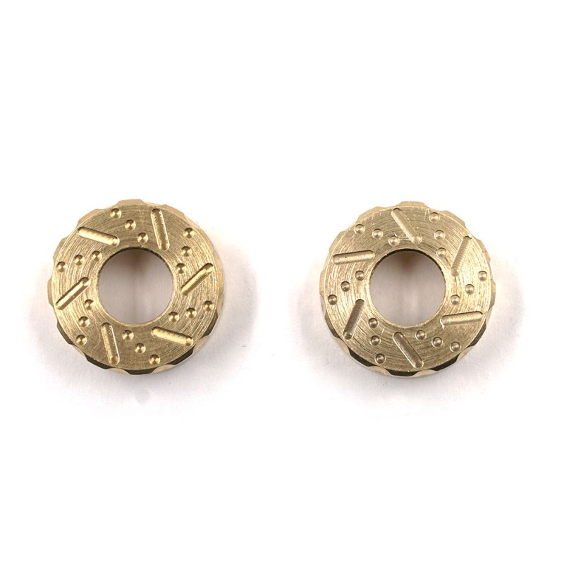 Yeah Racing Brass Rear Cap for Mini-Z 4x4 Crawler MX-01 KYMX-002 
