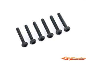 Traxxas Screws 1.6x10mm button-head self-tapping (hex drive) (6) 9236