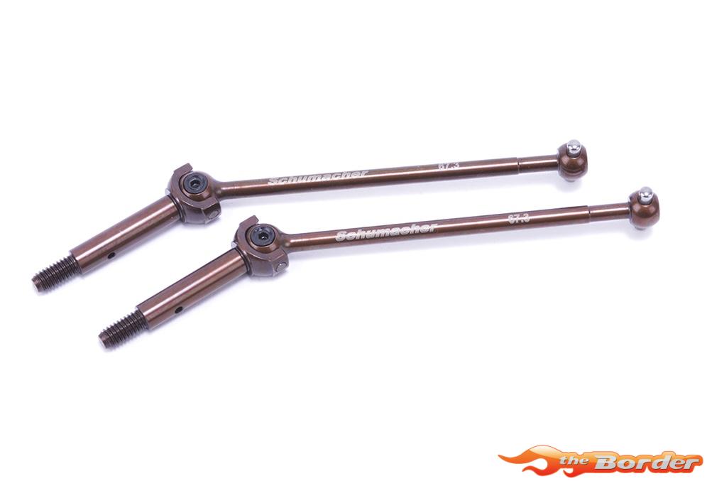 Schumacher Rear Driveshaft CVD (2) - CAT L1R U8392