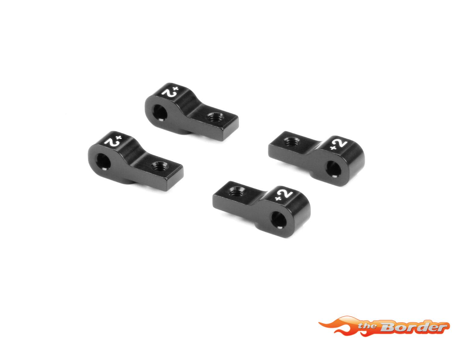 XRAY Alum. Lower 2-Piece Front Susp. Holder +2mm (4) 332712