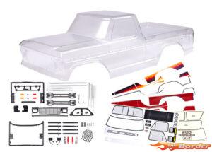 Traxxas Body Ford F-150 (1979) Clear Decals window mask 9230