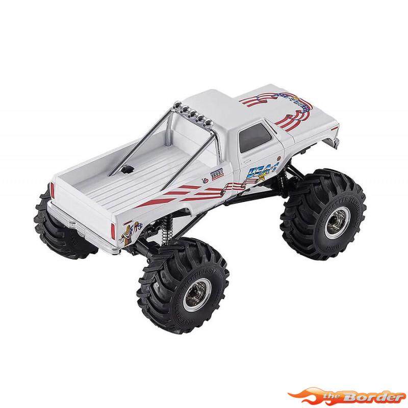 FMS FCX24 Smasher Monster Truck RTR Car V2 - White 1/24 - Afbeelding 4