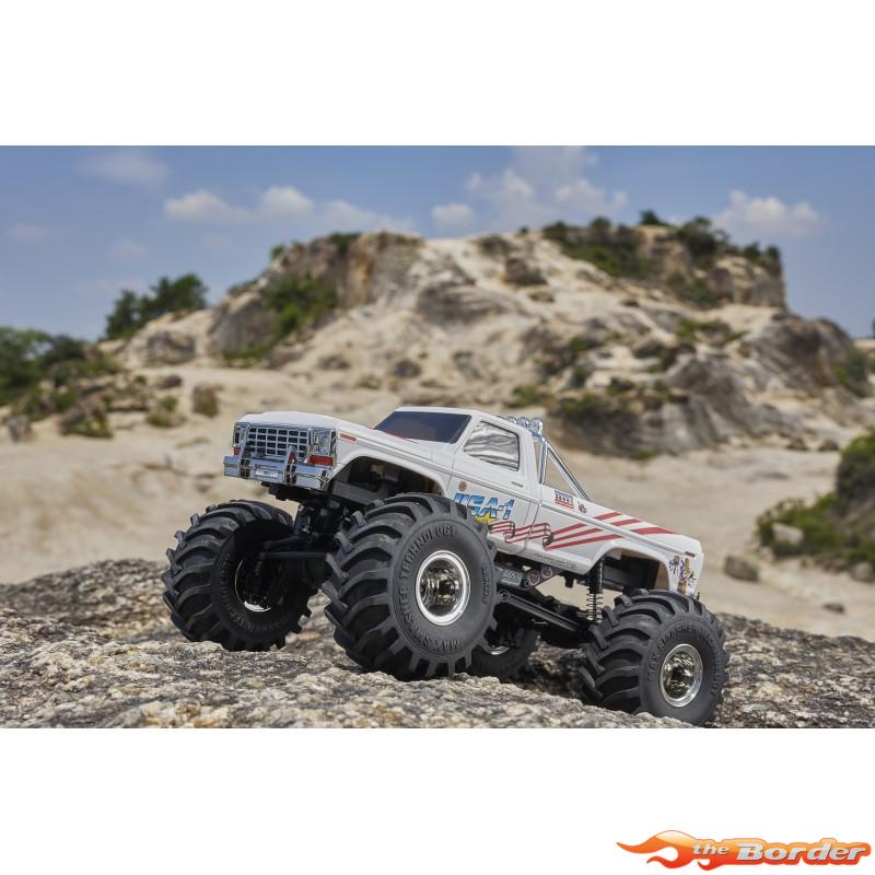 FMS FCX24 Smasher Monster Truck RTR Car V2 - White 1/24 - Afbeelding 8