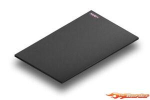 HUDY Flat Set-Up Board 1/8 On-Road - Lightweight - Dark Grey 108503