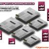 HUDY Plastic Set-Up Board Decal 331x386mm - 1/10 Off-Road 108660 - Afbeelding 3