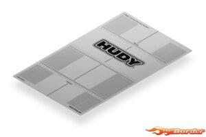 HUDY Plastic Set-Up Board Decal 331x545mm - 1/8 On-Road 108560