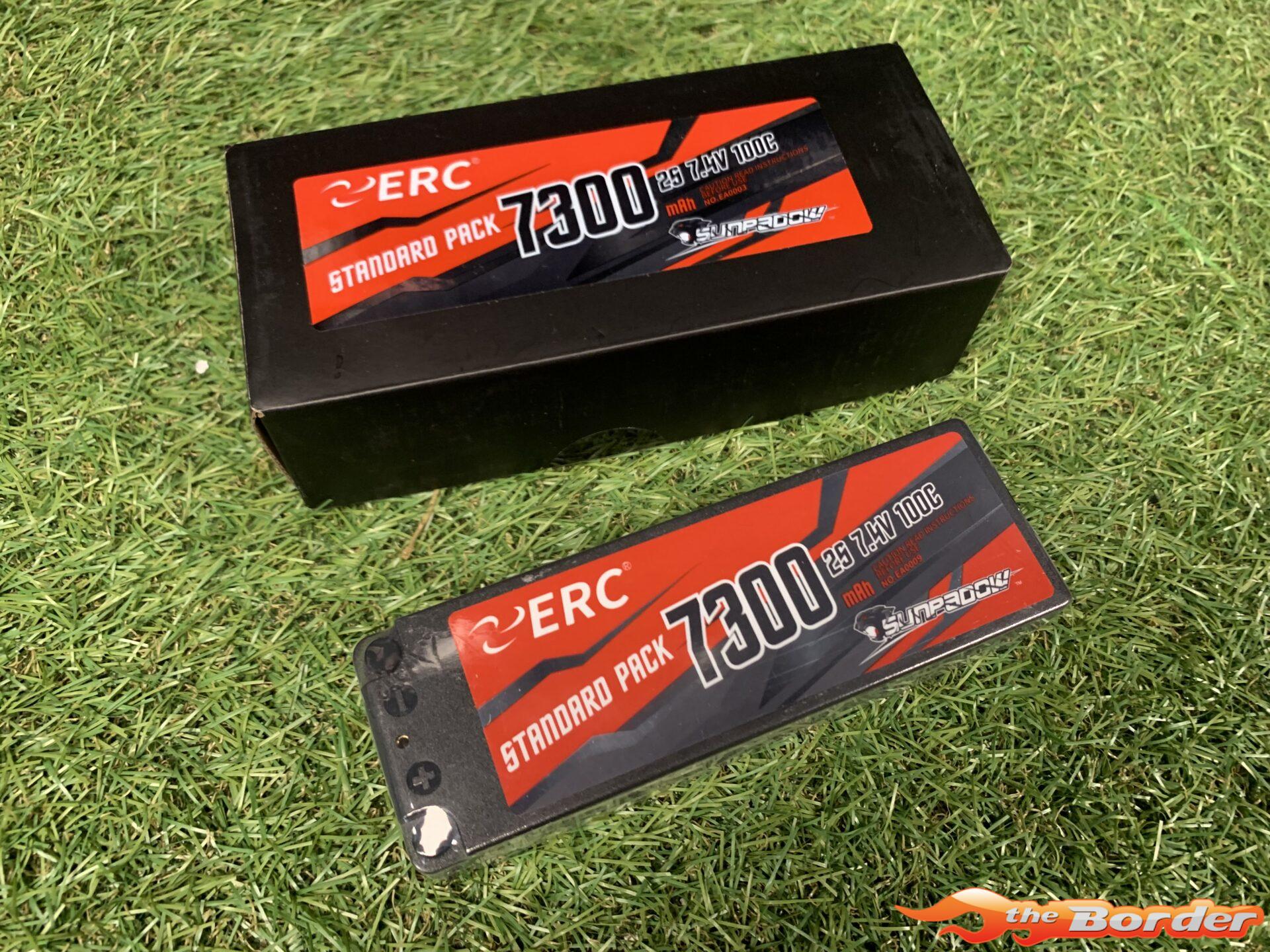 Sunpadow ERC 2S 7.4V 100C 7300mAh LiPo Batterij 4mm Plugs EA0003 - Afbeelding 6