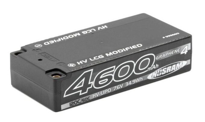 Nosram HV Hyper LCG Modified Shorty GRAPHENE-4 4600mAh 7.6V LiPo 120C/60C 999660