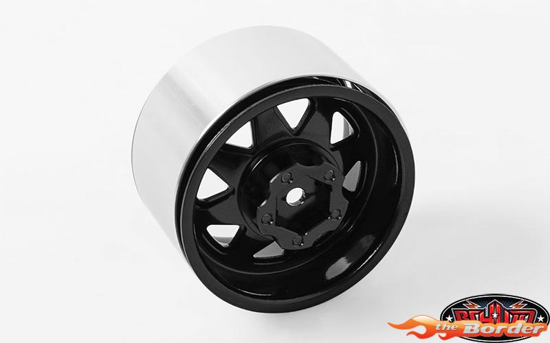RC4WD 5 Lug Deep Dish Wagon 1.9 Steel Stamped Beadlock Wheels (Black) (4) (Z-W0243) - Afbeelding 3
