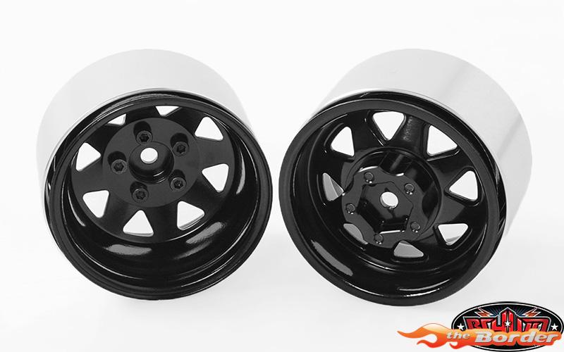 RC4WD 5 Lug Deep Dish Wagon 1.9 Steel Stamped Beadlock Wheels (Black) (4) (Z-W0243) - Afbeelding 4