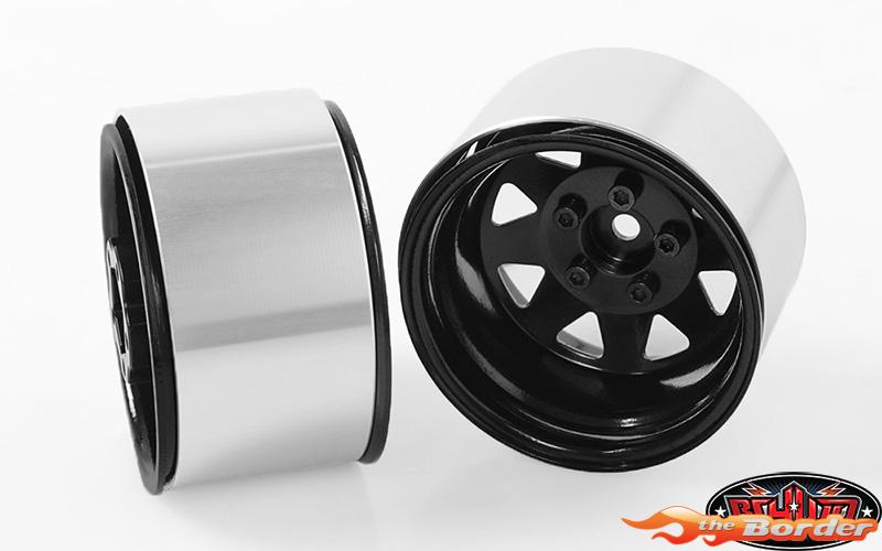RC4WD 5 Lug Deep Dish Wagon 1.9 Steel Stamped Beadlock Wheels (Black) (4) (Z-W0243) - Afbeelding 5
