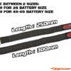 Corally - Velcro Battery Straps - 300x20mm - 2Pcs. C-50535 - Afbeelding 4