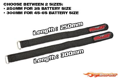 Corally - Pro Battery Straps - 250x20mm - 2Pcs. C-50530 - Afbeelding 4