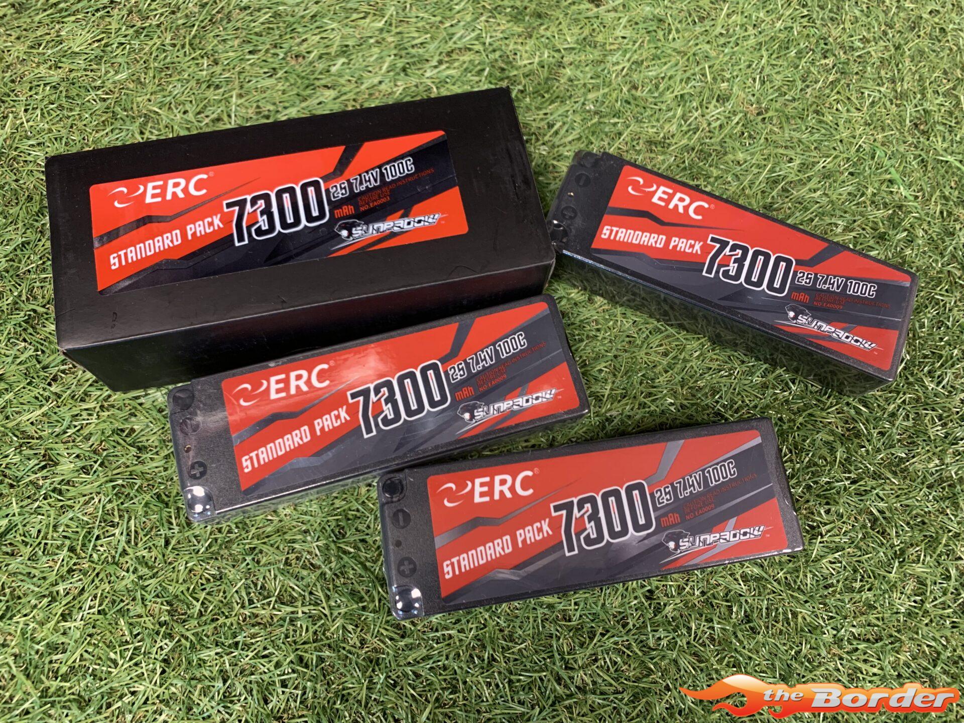 Sunpadow ERC 2S 7.4V 100C 7300mAh LiPo Batterij 4mm Plugs EA0003 - Afbeelding 5