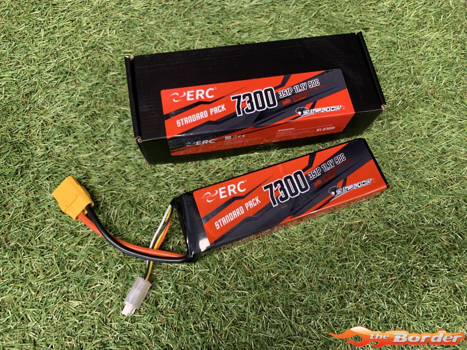 Sunpadow ERC 3S 11.1V 90C 7300mAh LiPo Batterij XT90 EB0007 - Afbeelding 5