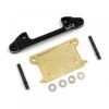 Yeah Racing Alum. + Brass Front Lower Arms MR03 KY03-007BK - Afbeelding 2