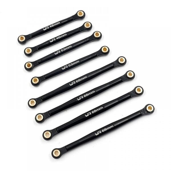 Yeah Racing Alum. Link Set Fits TR4M-017BK