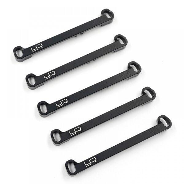 Yeah Racing Alum. Tie Rod Set (-1 ,-0.5 ,0 ,+0.5 ,+1) Mini-Z MR02/03 KY03-004BK