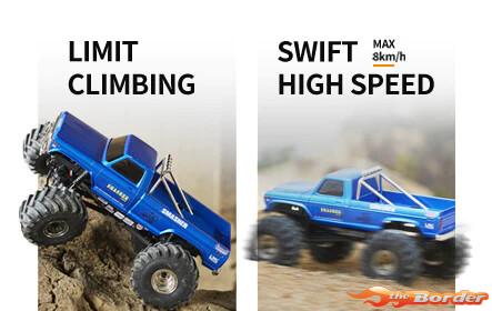 FMS FCX24 Smasher Monster Truck RTR Car V2 - White 1/24 - Afbeelding 9