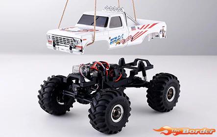 FMS FCX24 Smasher Monster Truck RTR Car V2 - White 1/24 - Afbeelding 15