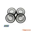 Ride 1/10 Belted Slick Tyres Preglued 16 Spoke RI-26082 - Afbeelding 2