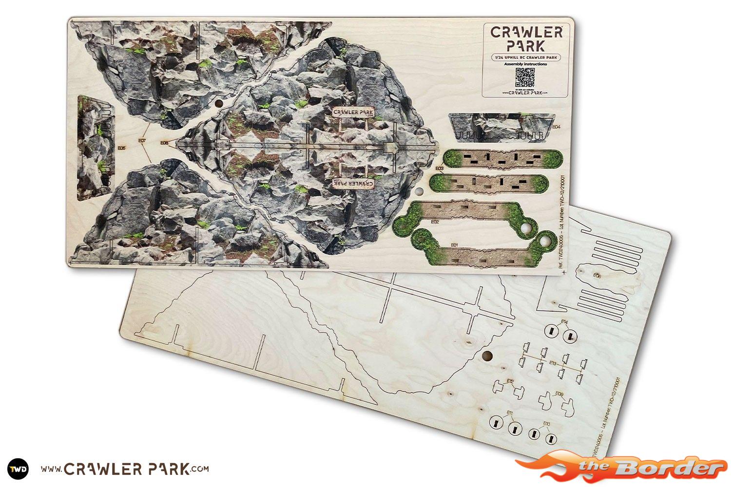 ToysWD Crawler Park: Uphill Obstacle For 1/24 1/18 RC Crawler Park Circuit TWD240011 - Afbeelding 3