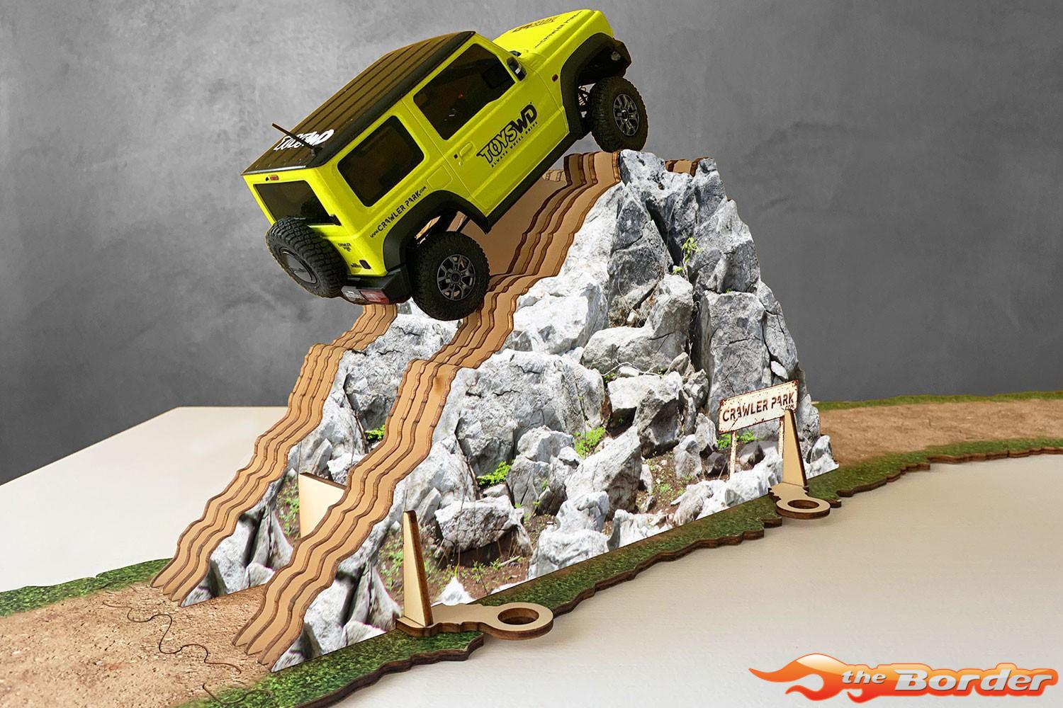 ToysWD Crawler Park: Uphill Obstacle For 1/24 1/18 RC Crawler Park Circuit TWD240011 - Afbeelding 4