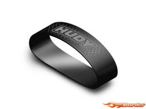 HUDY Tire Mounting Band Small Black (4pcs for 1/10) 105250-K