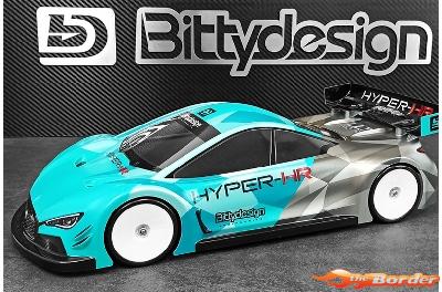 BittyDesign HYPER-HR clear body 1/10 TC 190mm ULT Light weight BDTC-HYPHRULT