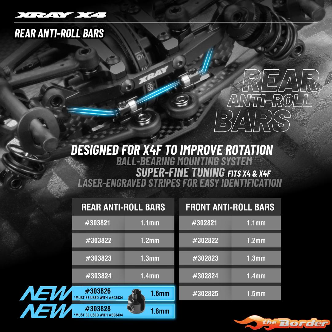 XRAY X4 Anti-Roll Bar - Rear 1.8mm 303828 - Afbeelding 3