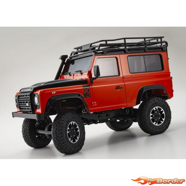 Kyosho Mini-Z 4x4 MX-01 Land-Rover Defender Orange (KT531P) 32531MO - Afbeelding 3