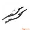 Yeah Racing Alum. Chassis Frame Rail Black for Mini-Z 4x4 Crawler MX-01 KYMX-005BK - Afbeelding 2