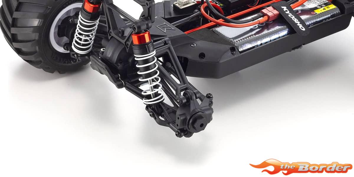 Kyosho MadVan 4WD Fazer FZ02-L 1/10 Readyset MoonEyes 34413T1B - Afbeelding 13