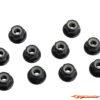 BRP 4mm Aluminium Nyloc Lock Nut M4 (10) Black 1747BL - Afbeelding 2