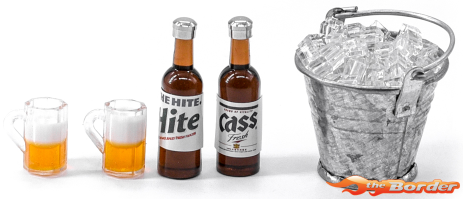 BRP Ice Bucket with Beer and Ice Blocks for 1/10 Scale Crawlers BRP06018