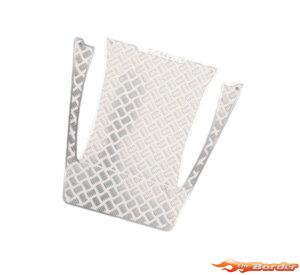 BRP Stainless Steel Hood Trim Type 2 voor 1/18 TRX-4M Land Rover Defender - Zilver M040S