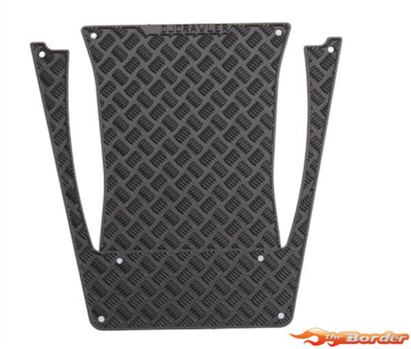 BRP Stainless Steel Hood Trim Type 2 voor 1/18 TRX-4M Land Rover Defender - Zwart M040B