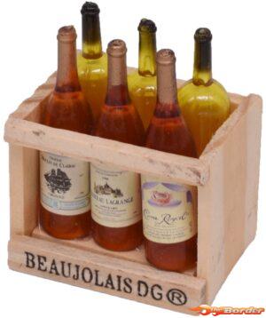 BRP Wine Bottles with Crate for 1/10 Scale Crawlers (6 bottles) BRP09008