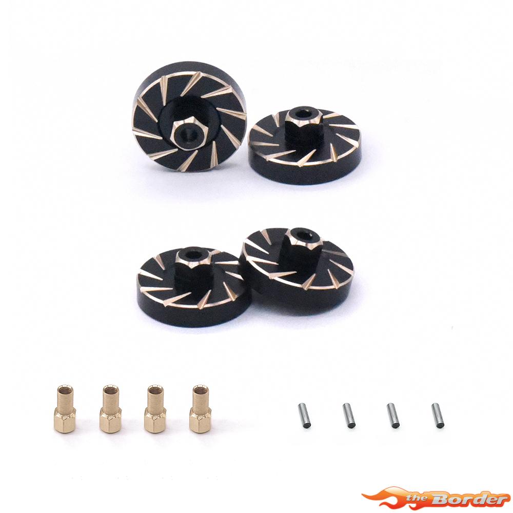 BRP 1/18 Brass Wheel Hex Counterweight 4pcs/set for TRX-4M Car M001