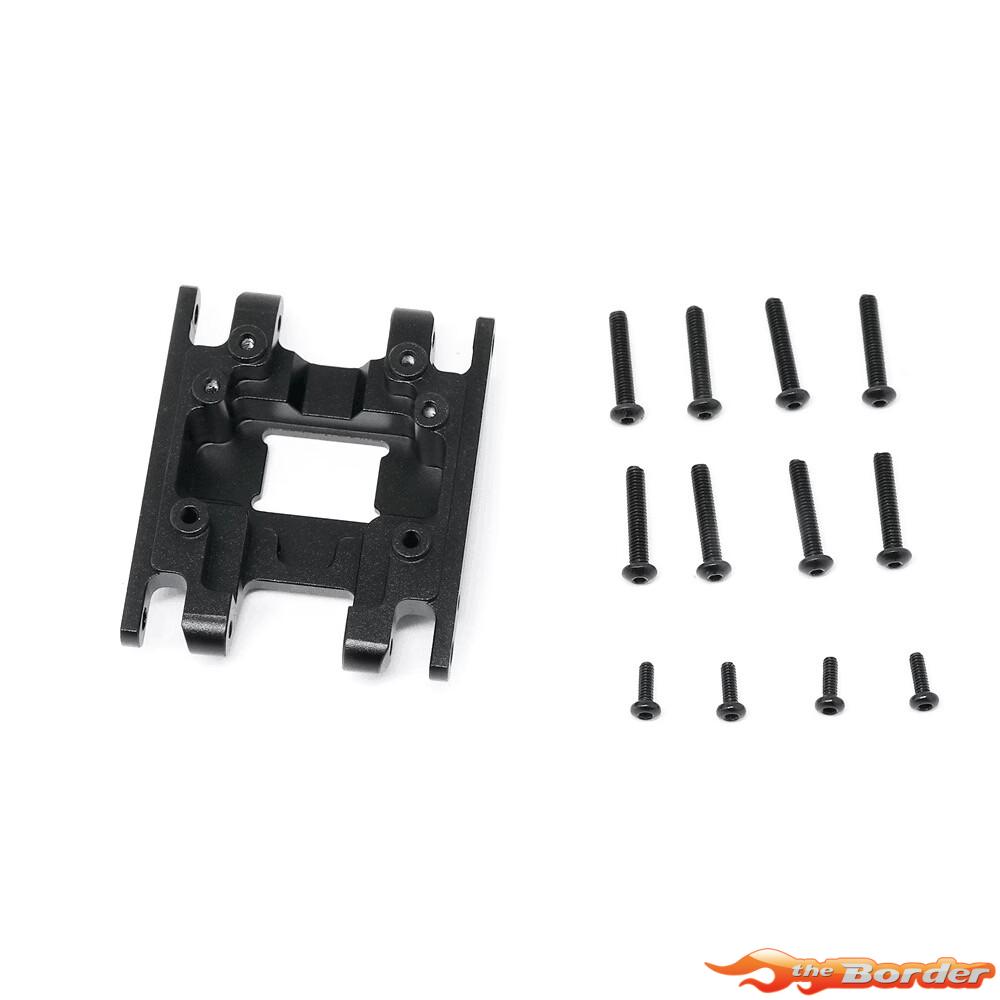 BRP Aluminum Gear Box Skid Plate for TRX- 4M Black 1/18 Car 1pc M016Black - Afbeelding 5