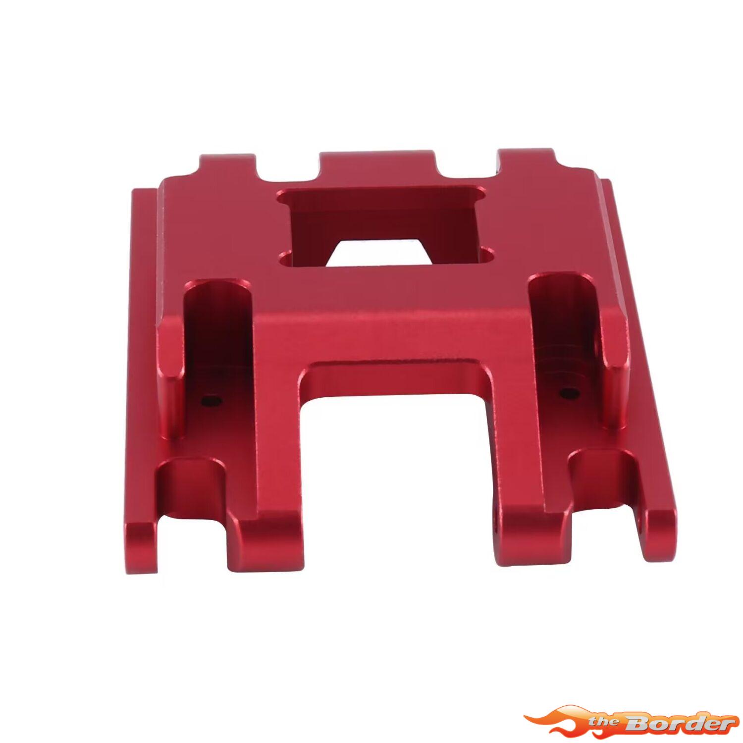 BRP Aluminum Gear Box Skid Plate for TRX- 4M Red 1/18 Car 1pc M016Red - Afbeelding 4