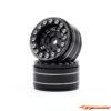 BRP 1.0'' Brass Quality Black Gold Beadlock Wheel Rim set for 1/18 M017 - Afbeelding 3