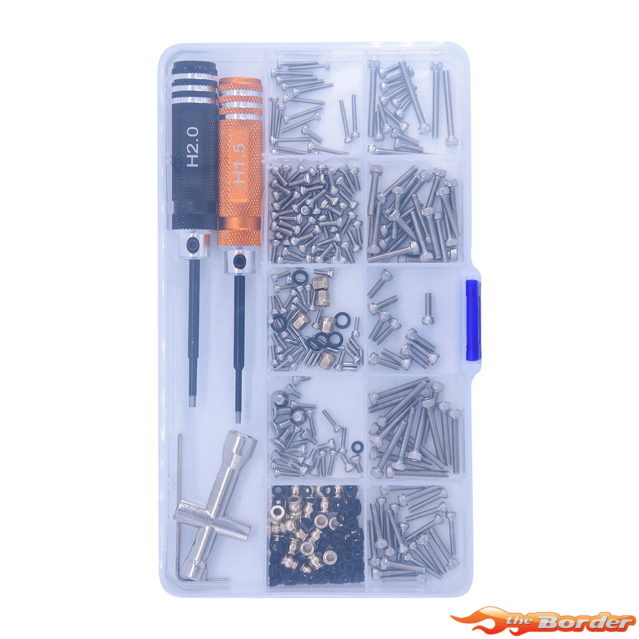 BRP 1/18 Screw Box Set for TRX-4M 1/18 Car 289pcs. BRP020 - Afbeelding 4