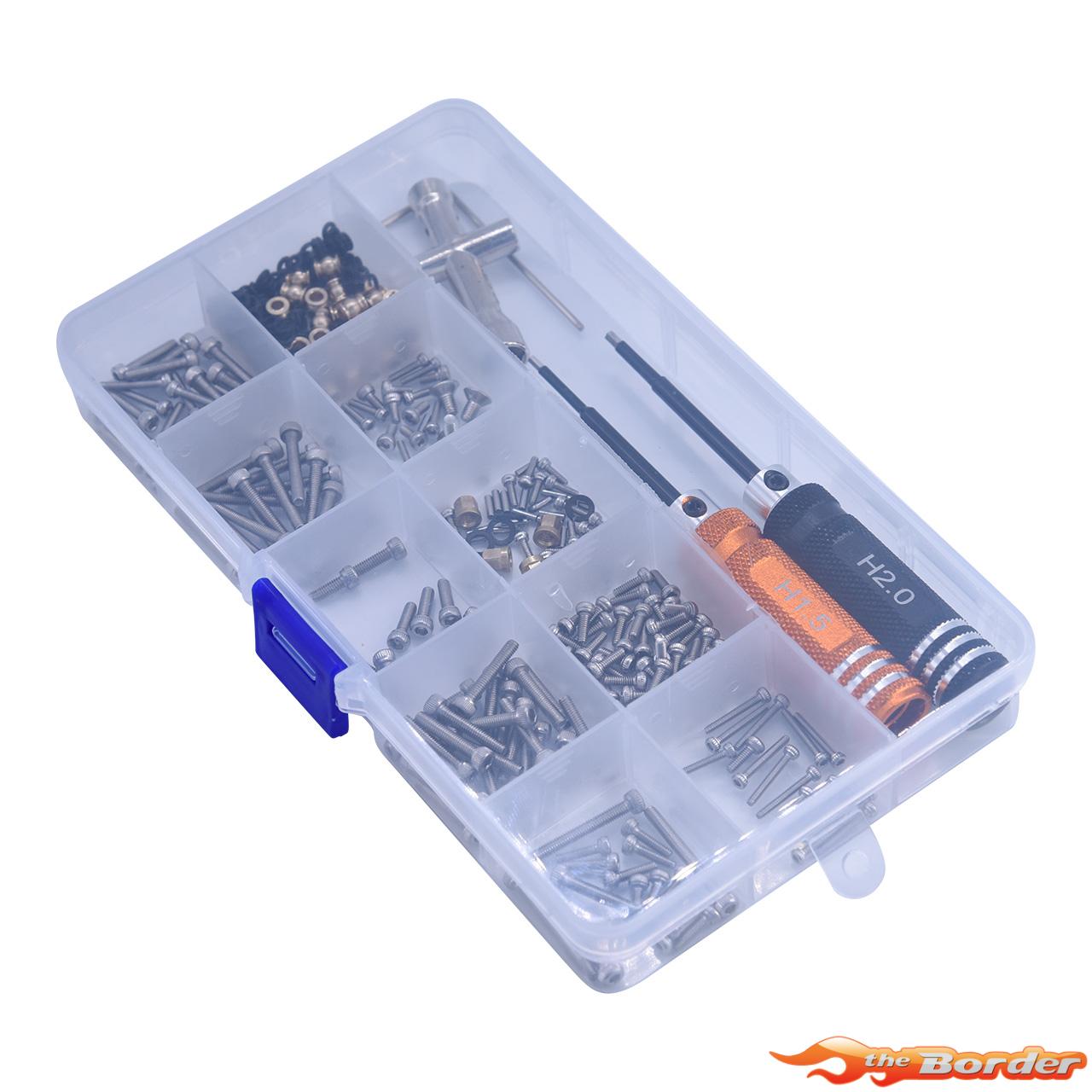 BRP 1/18 Screw Box Set for TRX-4M 1/18 Car 289pcs. BRP020 - Afbeelding 3