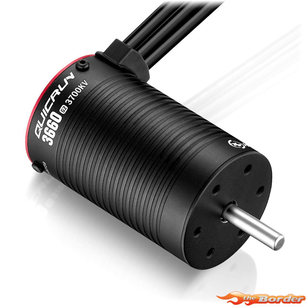 Hobbywing Quicrun 3660SL 3700KV Black G2 Sensorless Brushless Motor (5mm Shaft) 30404501