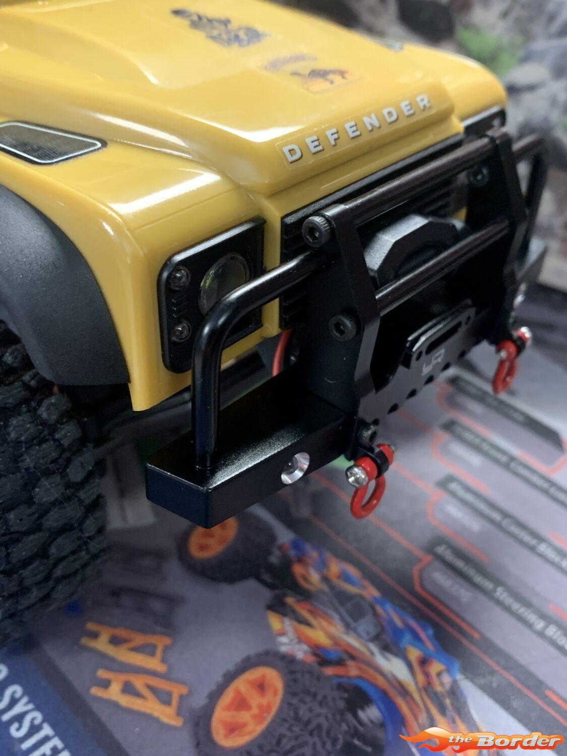 Yeah Racing Alu Front & Rear Bumper voor Traxxas TRX-4M Defender TR4M-022BK - Afbeelding 6