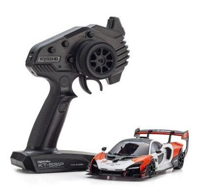 Kyosho Mini-Z RWD McLaren Senna GTR White-Red (W-MM/KT531P) 32340WR