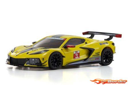 Kyosho Mini-Z MR03 RWD Chevrolet Corvette C8-R Racing Yellow 32342Y - Afbeelding 3